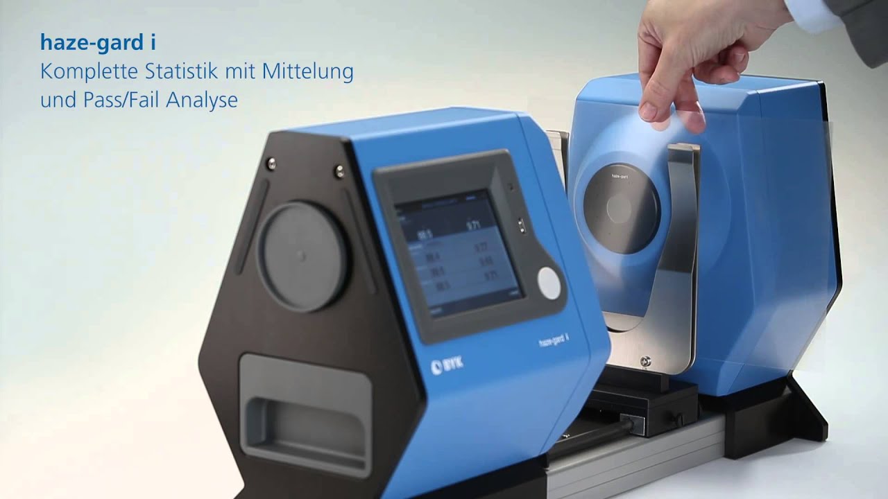 haze gard i - So messen Sie die Optik transparenter Materialien