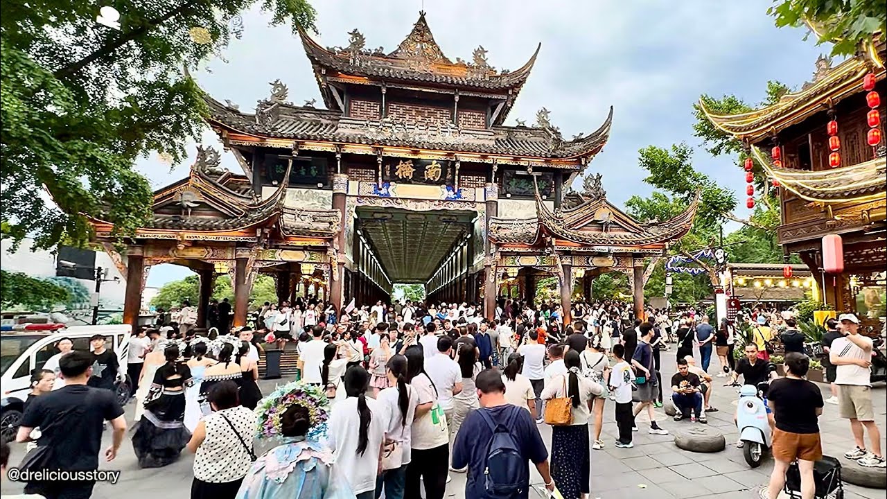 都江堰 DUJIANGYAN UNESCO HERITAGE VILLAGE WALK AROUND Review @ Dujiangyan City Chengdu Sichuan China 🇨🇳