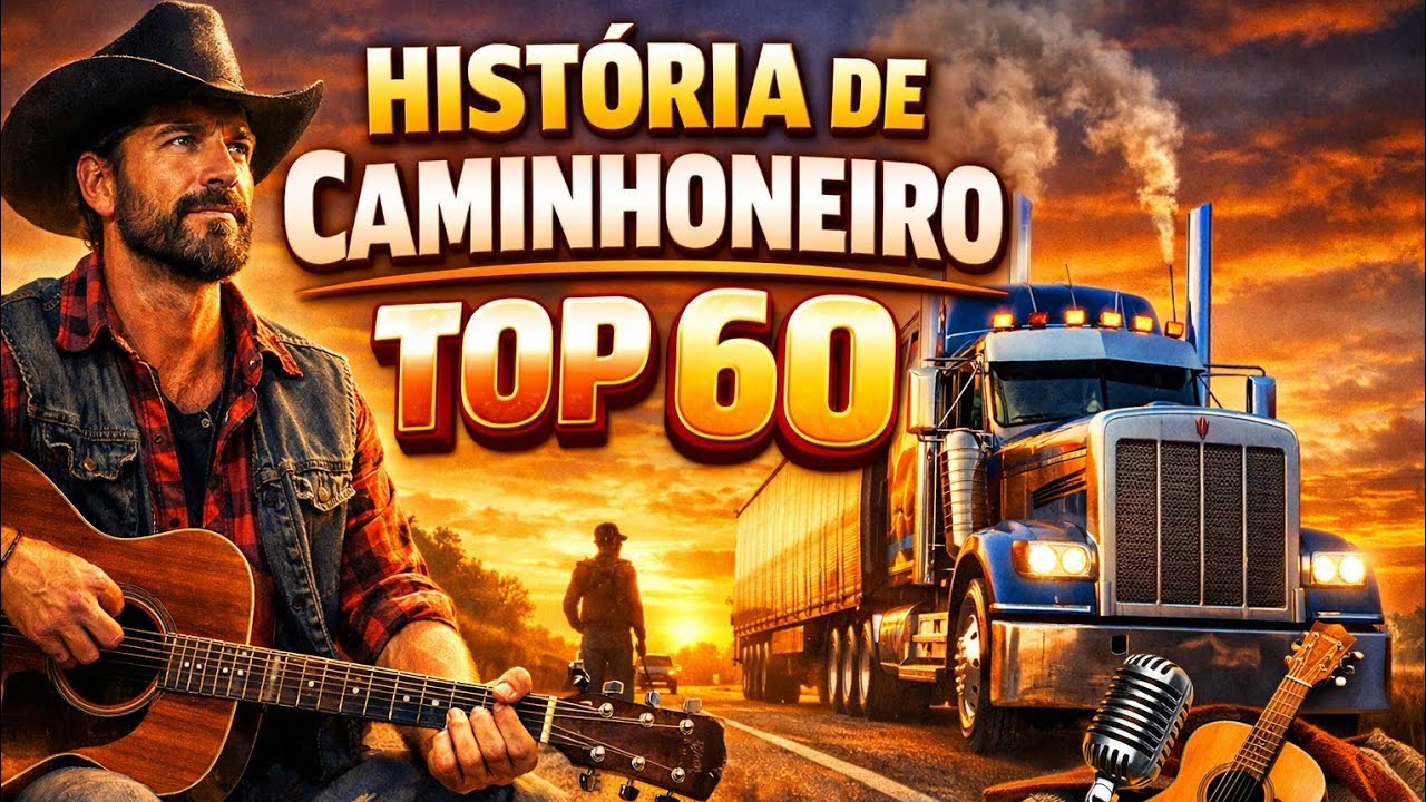 🎸🎶 HISTÓRIA DE CAMINHONEIRO TOP 60