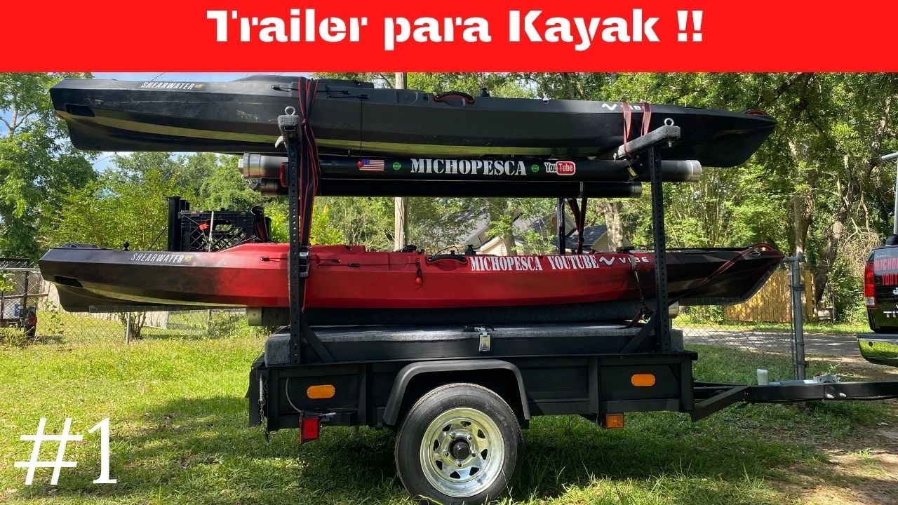 ✅ Como Construir o Modificar un Trailer para Kayak de Pesca  #1