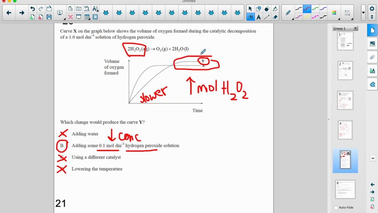 Kinetics IB Questions - Answers Explained