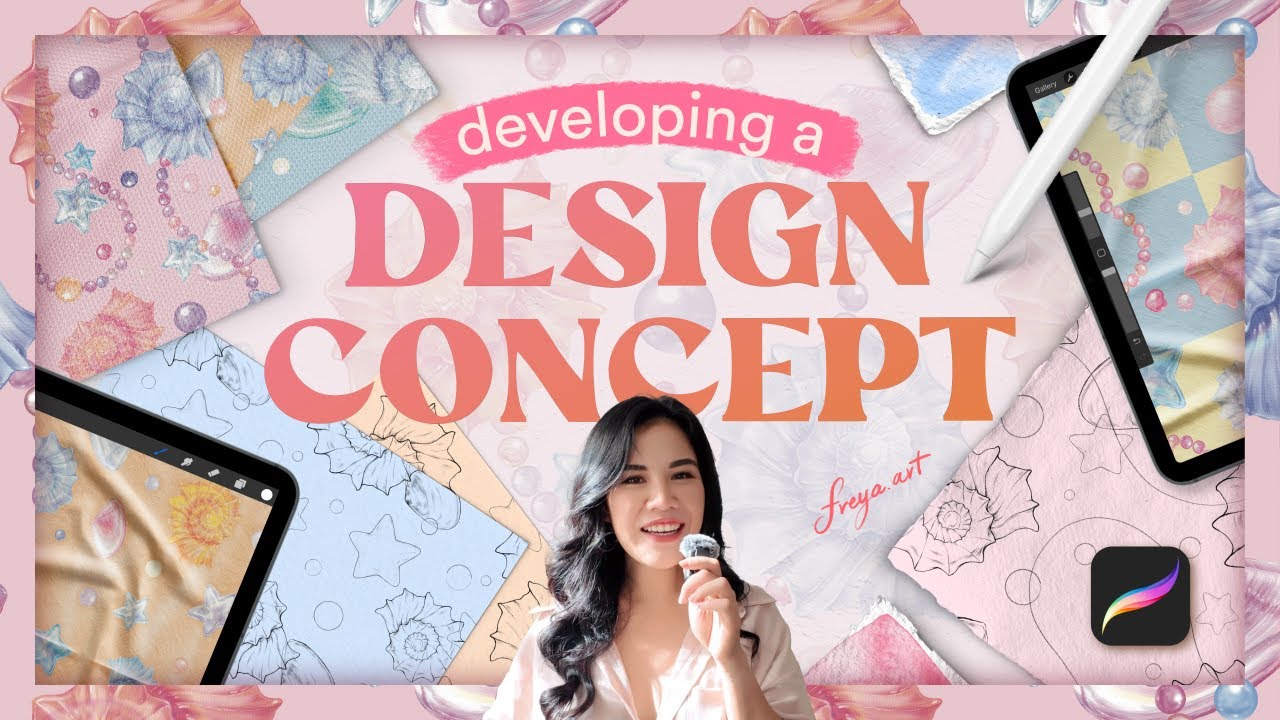 Developing a Design Concept for Surface Pattern Design in Procreate 🌿