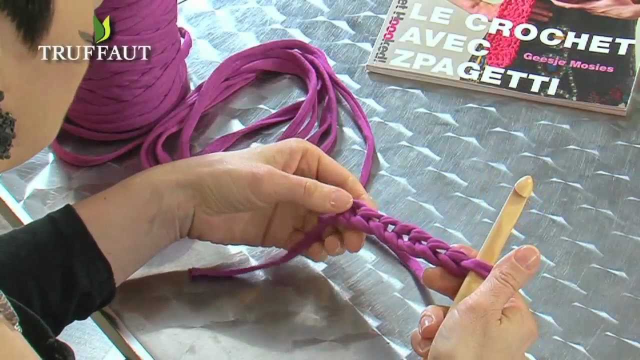 Apprendre le crochet : la maille serr&eacute;e - Truffaut