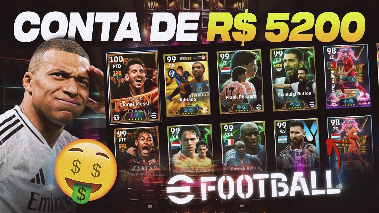 Gastei R$ 5200 nessa conta do eFootball, valeu a pena? 🤑