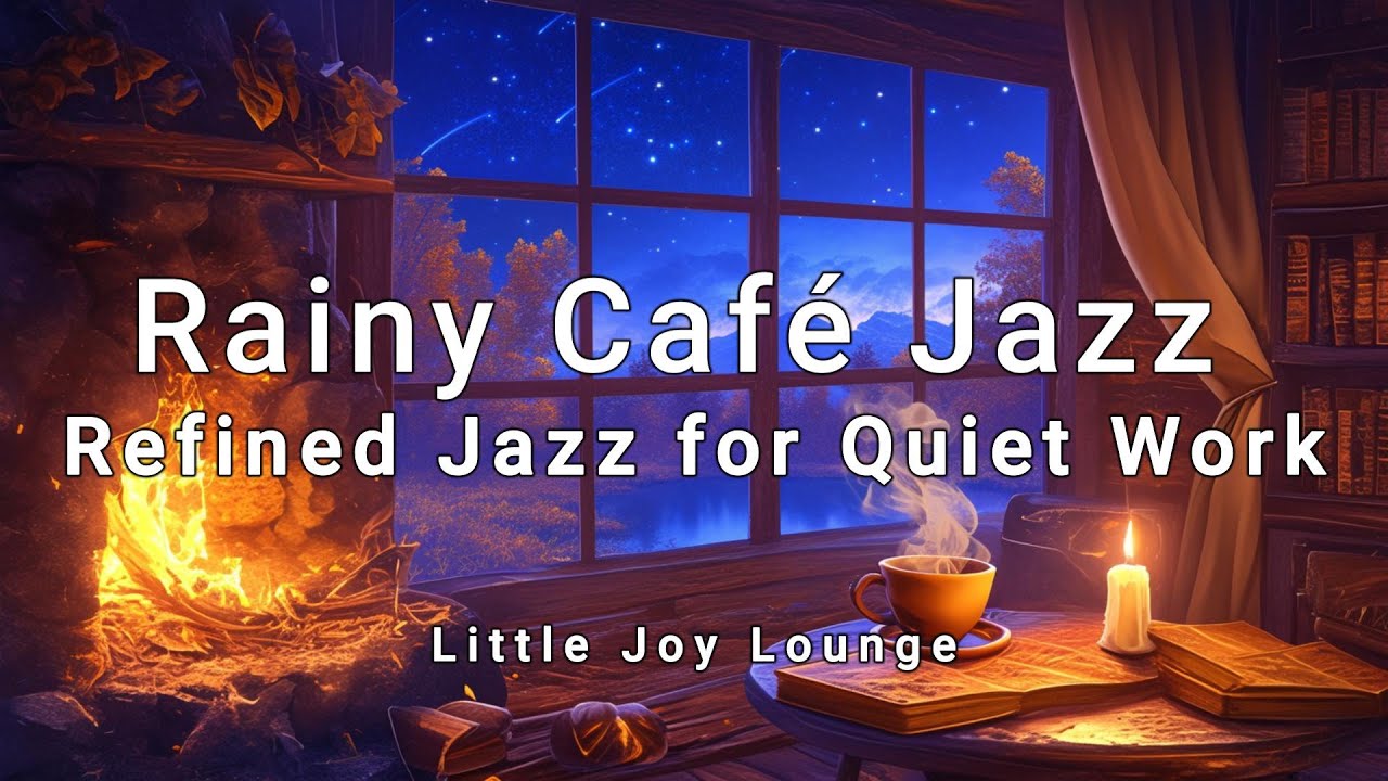 【Cafe Music】Rainy Café Jazz – Refined Jazz for Quiet Work#jazz #smoothjazz #bgm #littlejoylounge