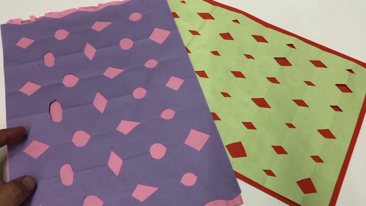 كيفية صنع سجادة ورقية how to make a carpet from papers