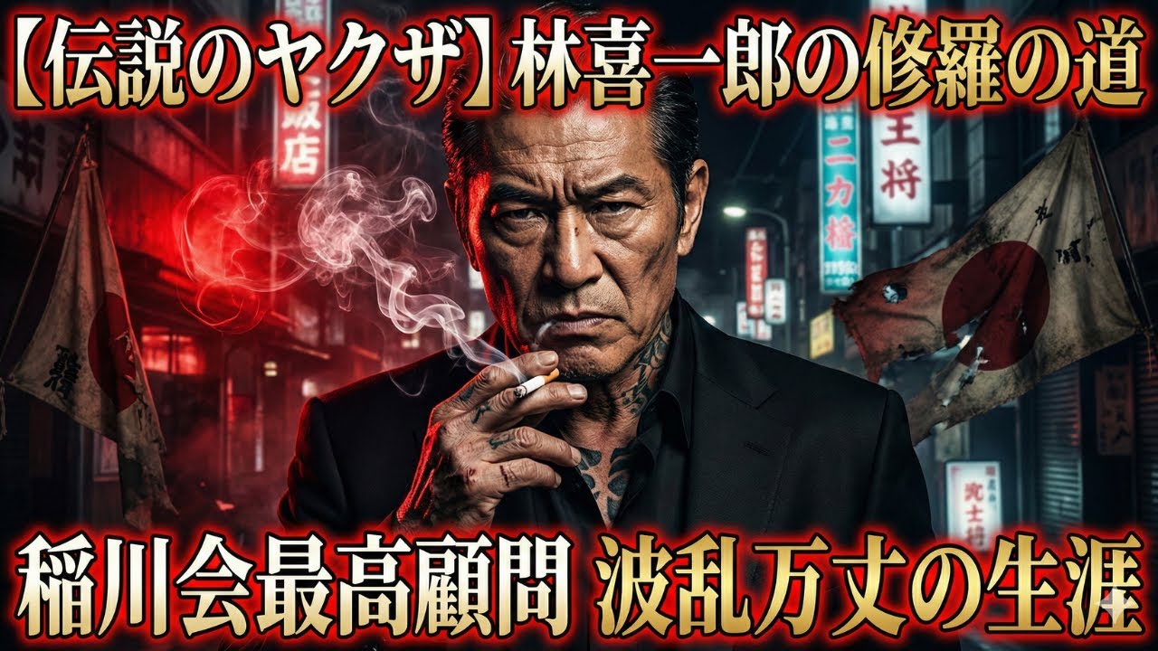 【伝説のヤクザ】林喜一郎の波乱万丈な生涯！稲川会最高顧問の修羅の道