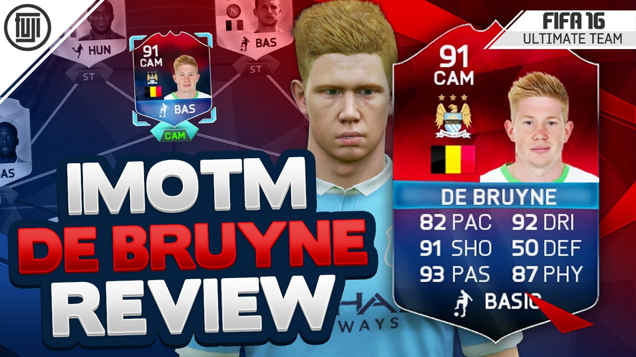 FIFA 16 iMOTM DE BRUYNE PLAYER REVIEW! (91) - FIFA 16 Ultimate Team