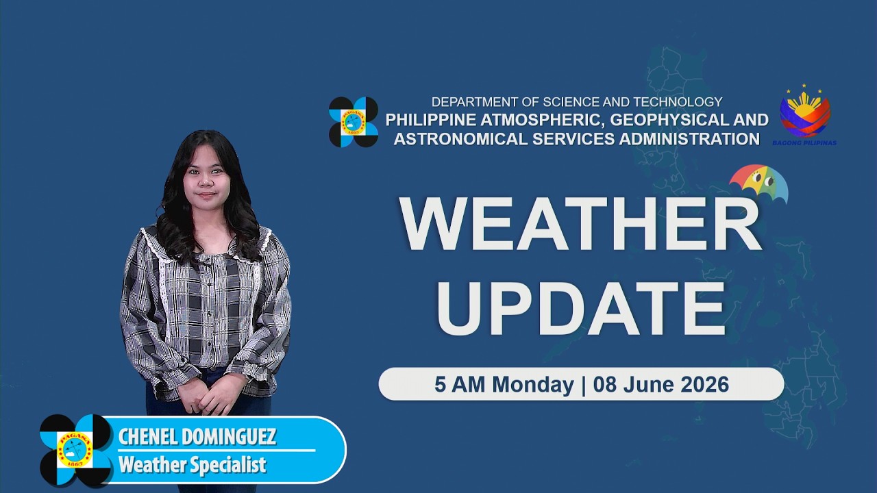 Public Weather Forecast issued at 5:00 AM | June 8, 2026 - Monday