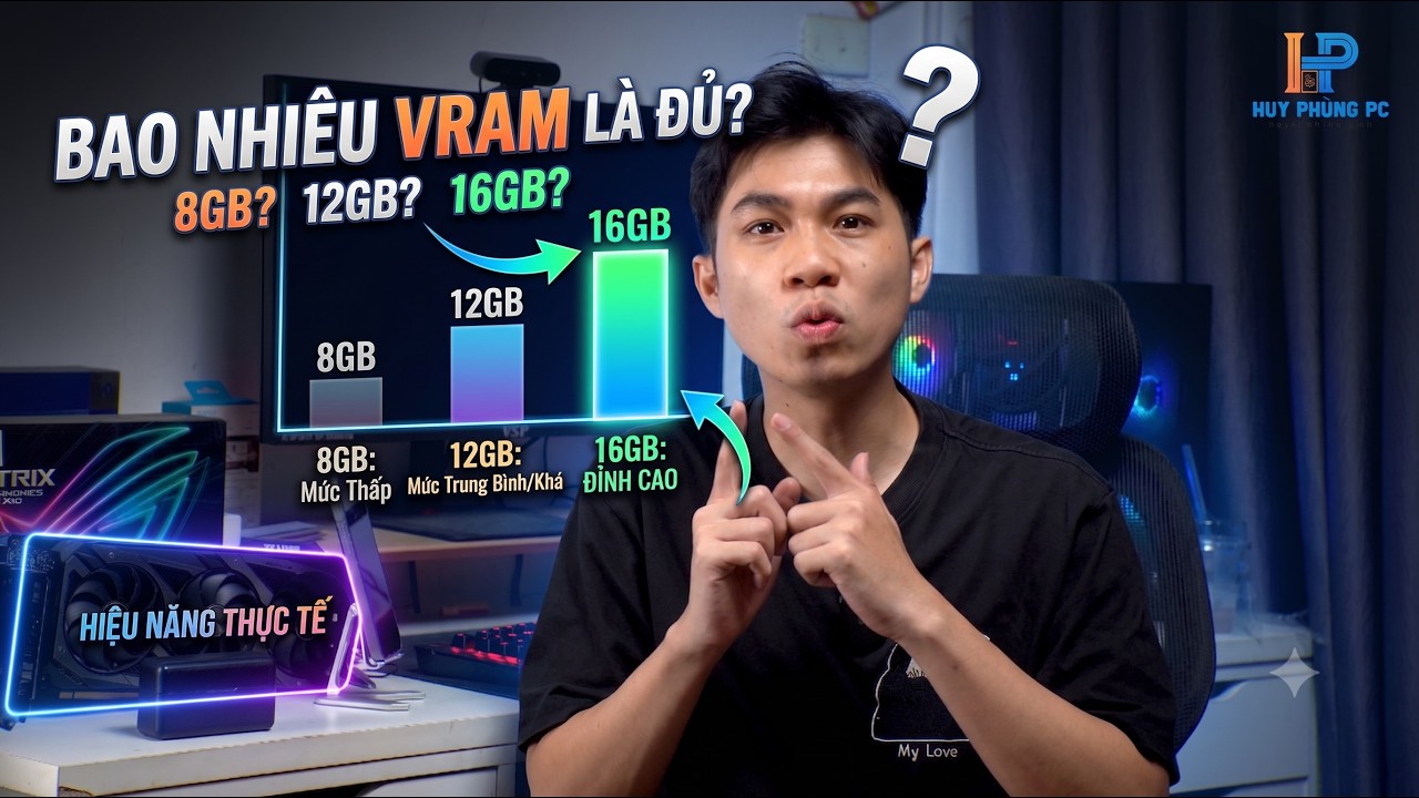 VRAM như n&agrave;o l&agrave; đủ ??! Kh&ocirc;ng phải ai cũng cần NHIỀU !!