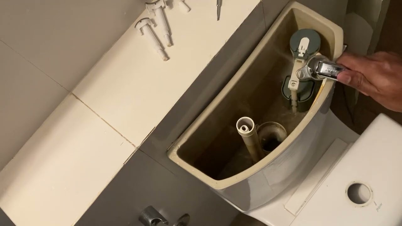 How to open and clean the Jaguar flush tank?
