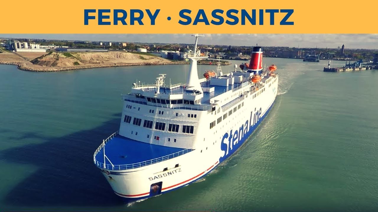 Departure of ferry SASSNITZ in Trelleborg (Stena Line)