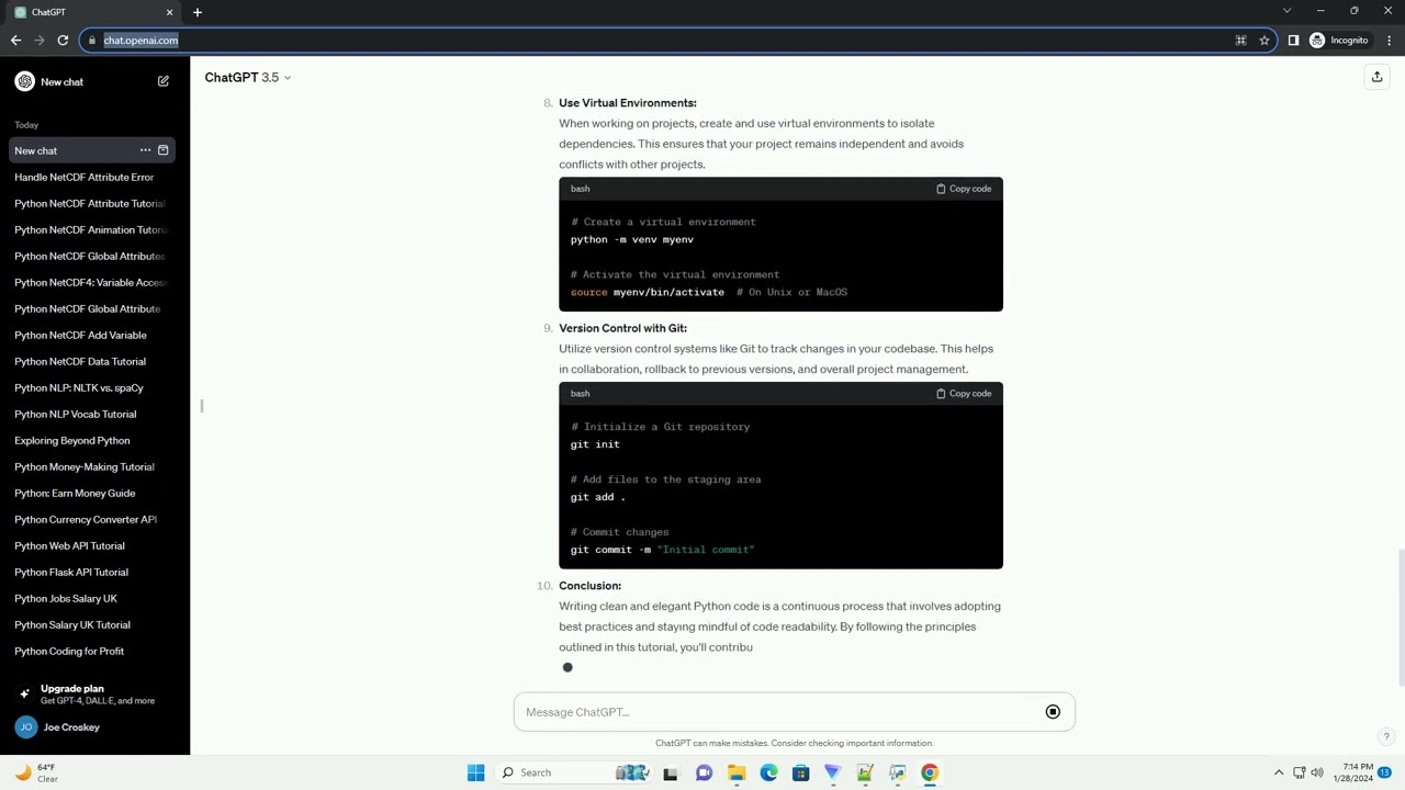 clean python elegant coding in python