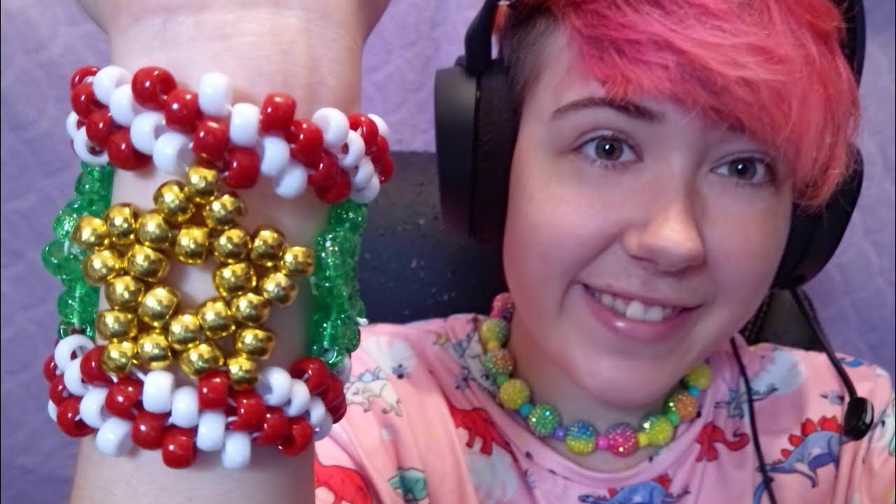 Kandi Star Cuff Tutorial