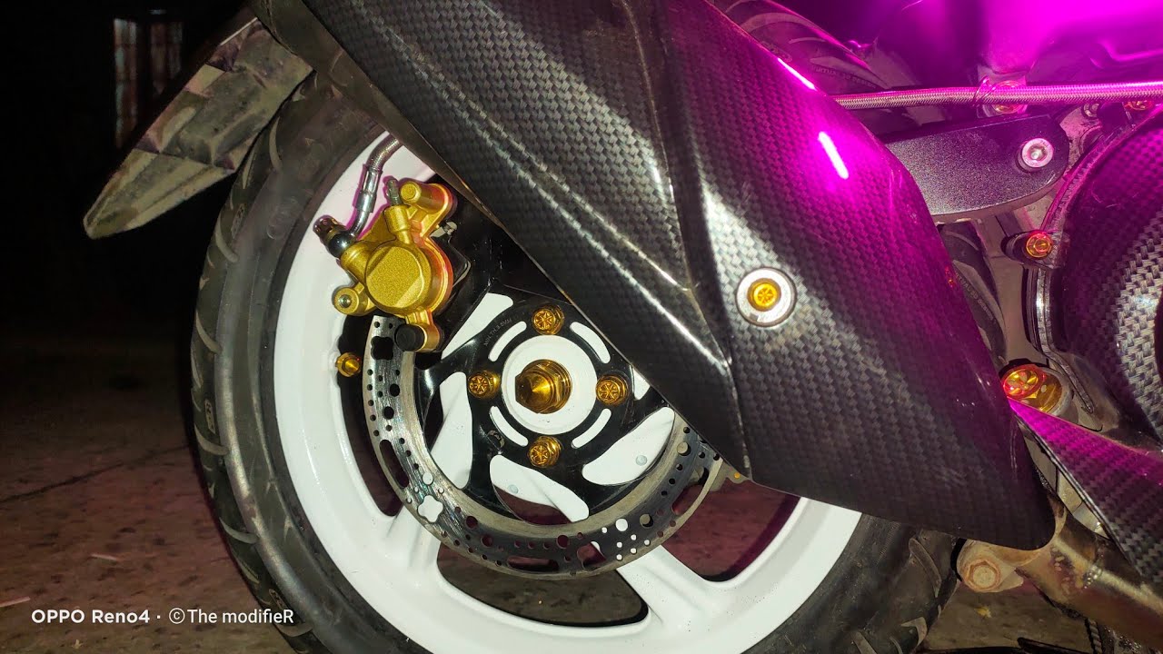 Mio i 125 discbrake convertion full video
