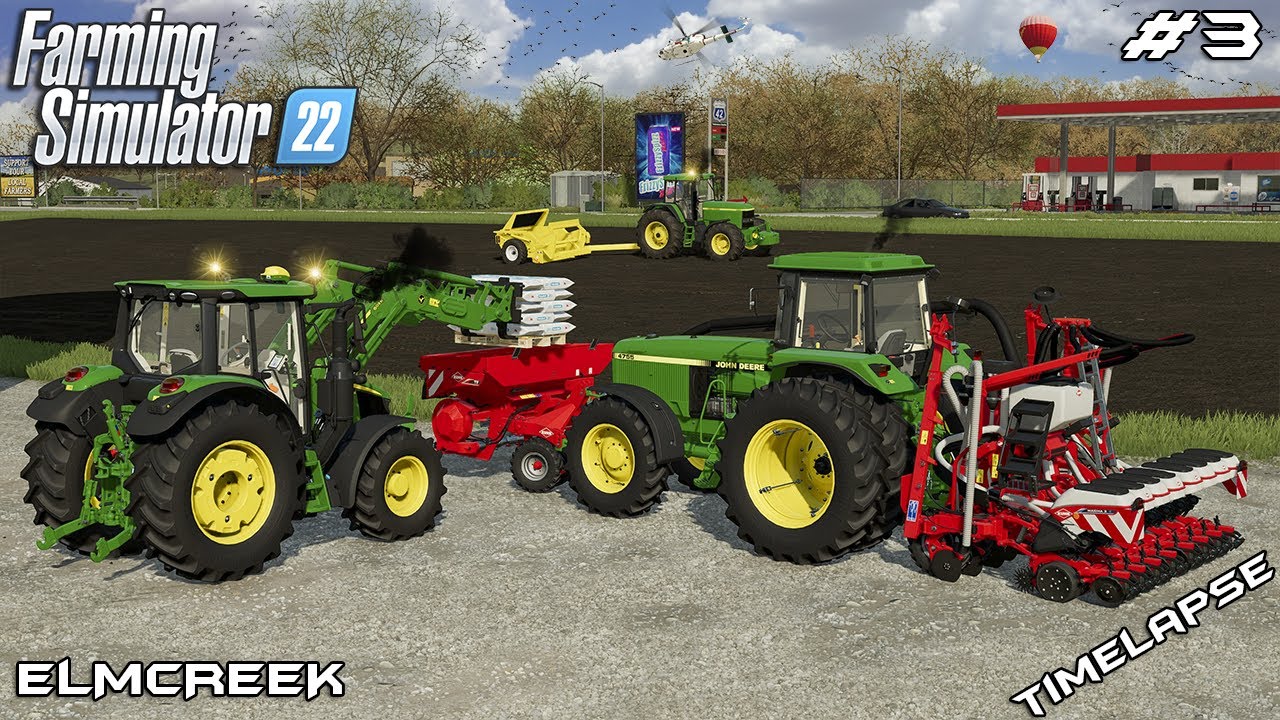 Сбор КАМНЕЙ и посадка КУКУРУЗЫ и СОИ | Elmcreek | Farming Simulator 22 | Эпизод 3