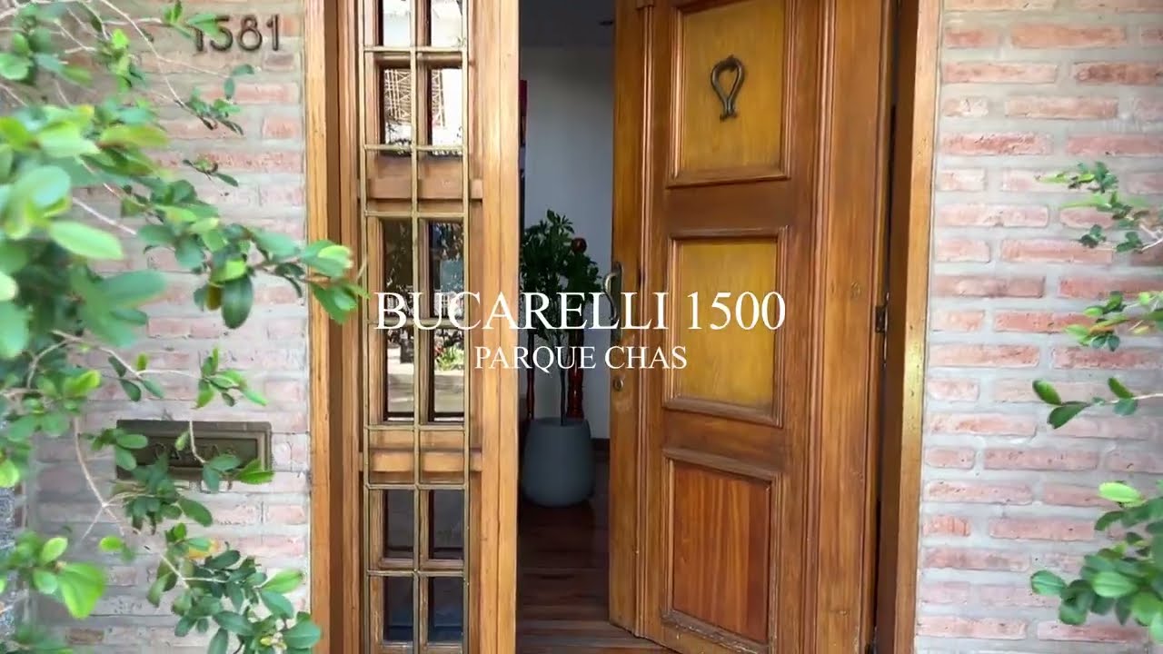 BUCARELLI 1500  PARQUE CHAS . CASA EN VENTA
