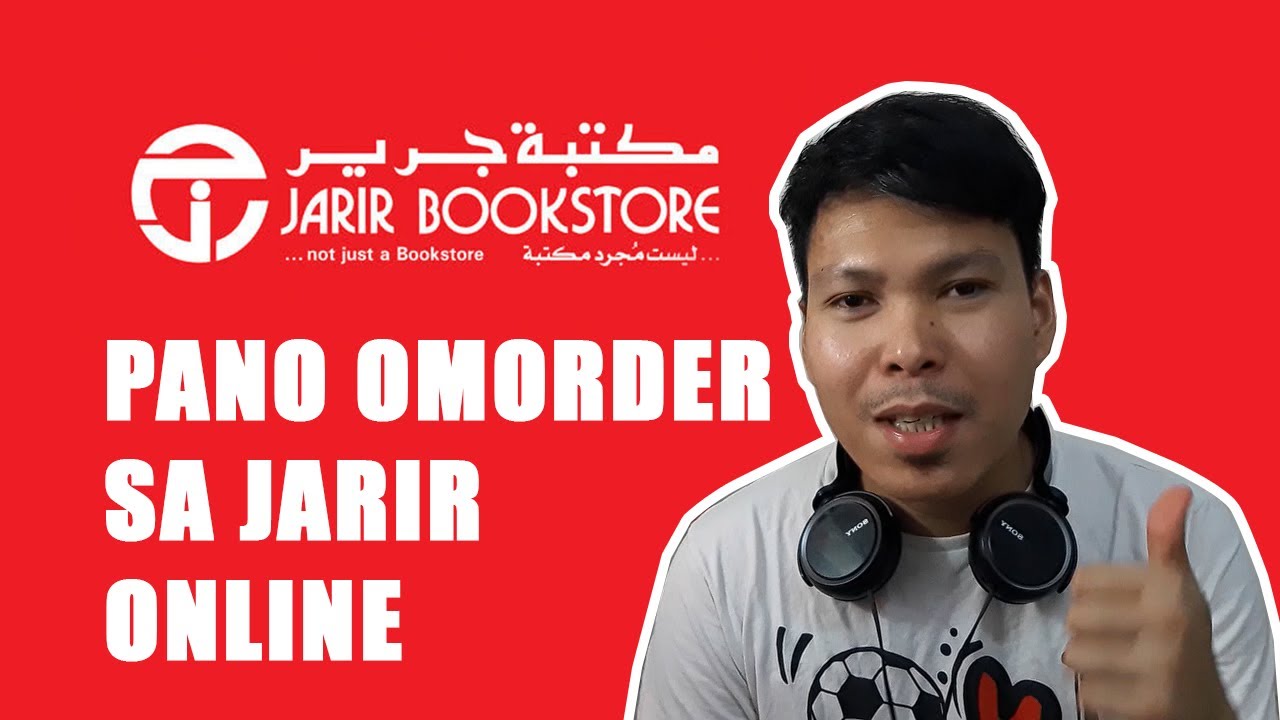 PAANO OMORDER SA JARIR BOOKSTORE ONLINE