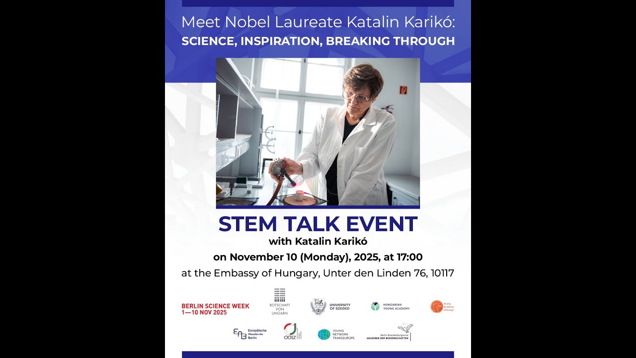 Meet Nobel Laureate Katalin Karikó: science, inspiration, breaking through