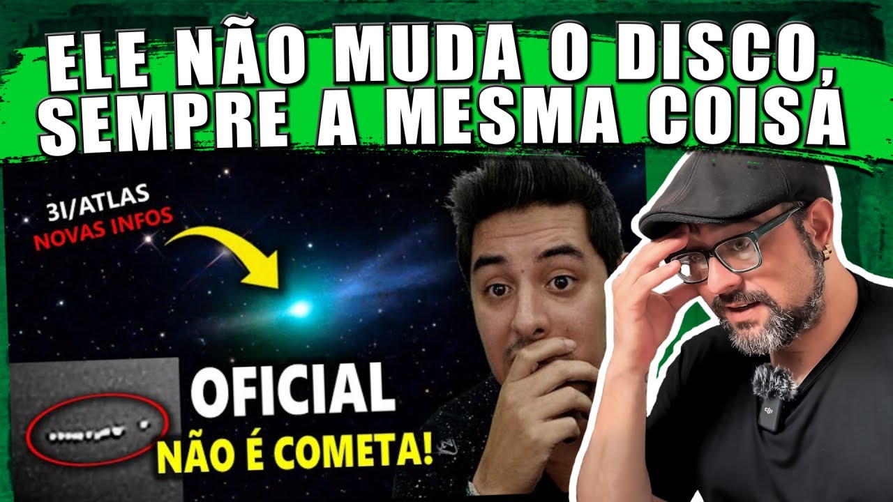 GALERIA DO METEORITO N&Atilde;O DESISTE, 3I/ATLAS N&Atilde;O &Eacute; UM COMETA!