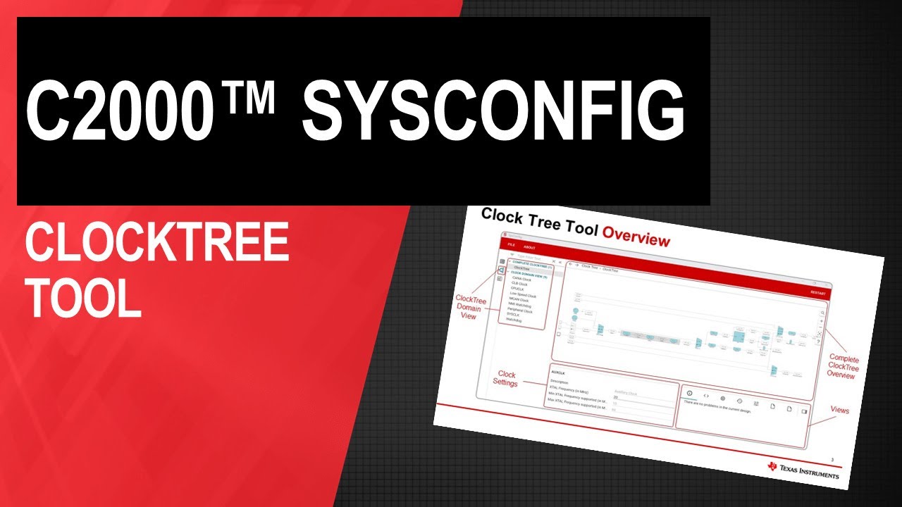 C2000&trade; SysConfig: ClockTree tool