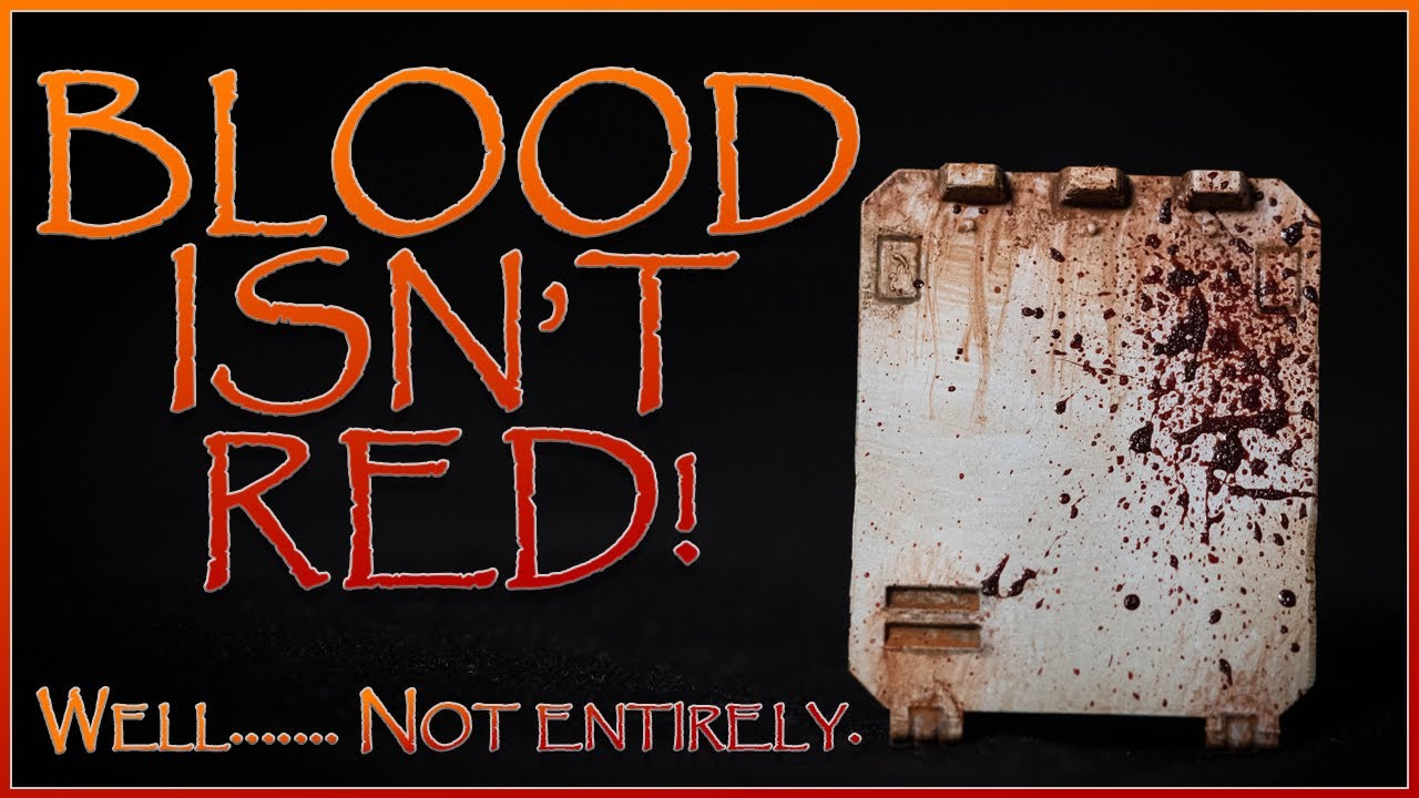 How to paint REALISTIC Blood Splatter on your miniatures....