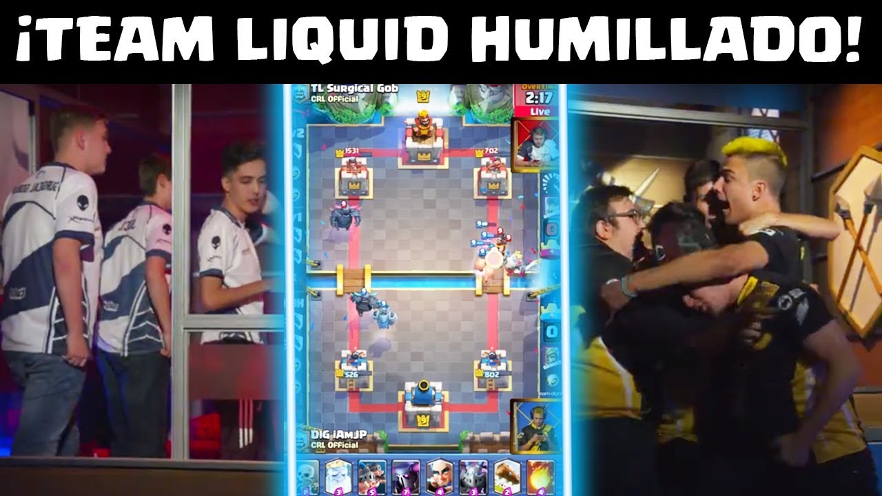 ¡CRIMINAL! EL JUGADOR QUE BARRIÓ A TEAM LIQUID EN CRL | KManuS88 | Clash Royale