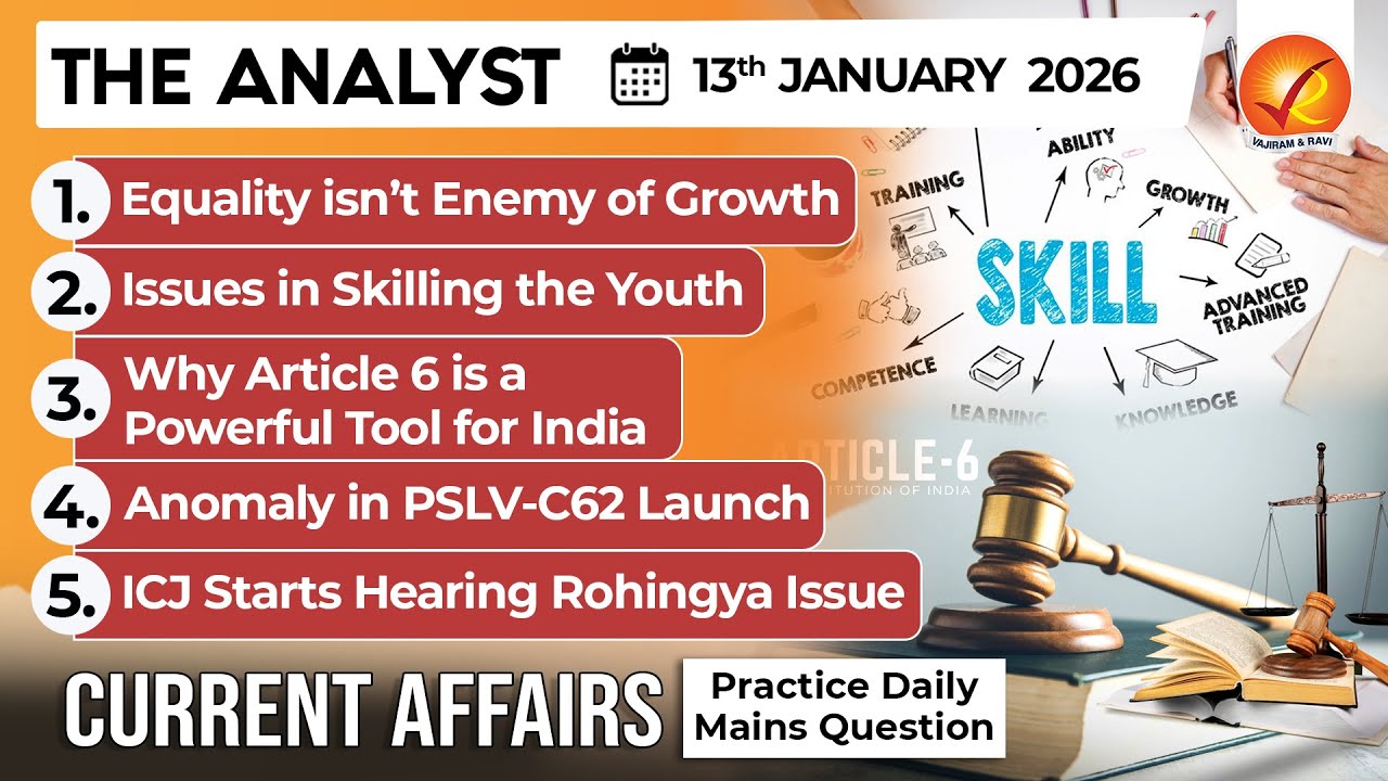 Current Affairs Today 13 JAN 2026 I UPSC Daily Current Affairs I The Hindu Analysis I The Analyst