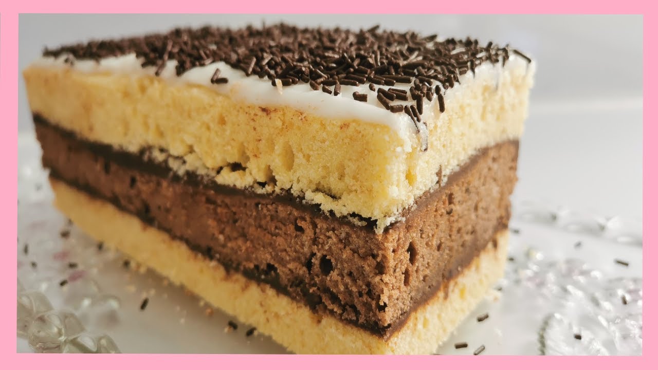 Gâteau Napolitain / Recette facile - Neapolitan cake / Easy recipe