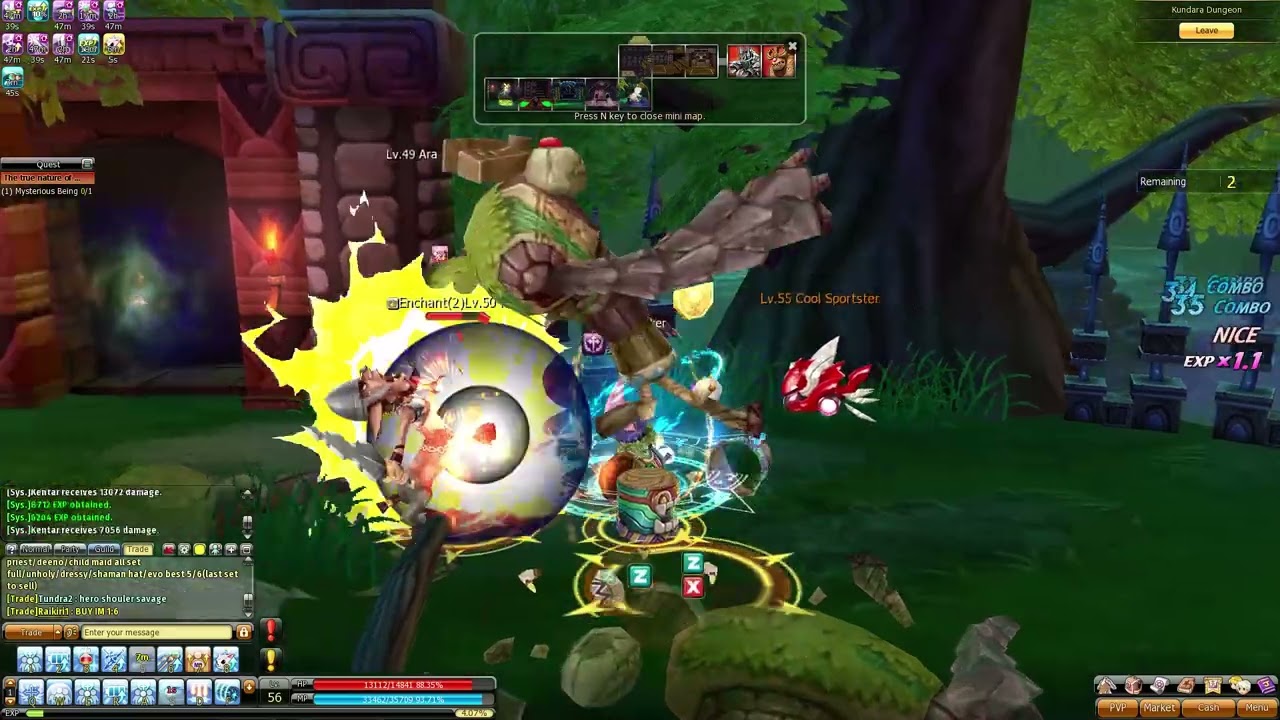 Kill Mutisha ( Dragon Saga ) { AKA CowFish } SOLO !!!!!!!!!!