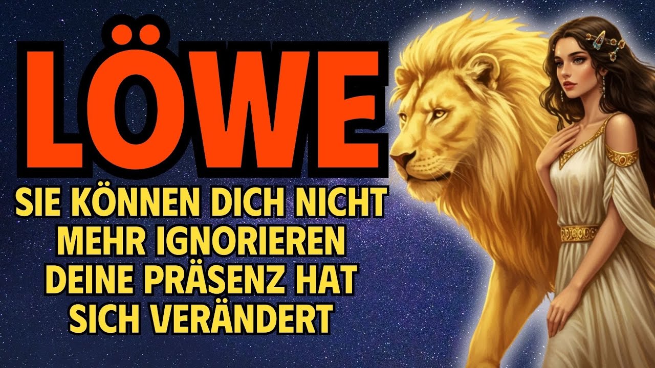 Löwe, Sie Können Dich Nicht Mehr Ignorieren - Deine Präsenz Hat Sich Verändert