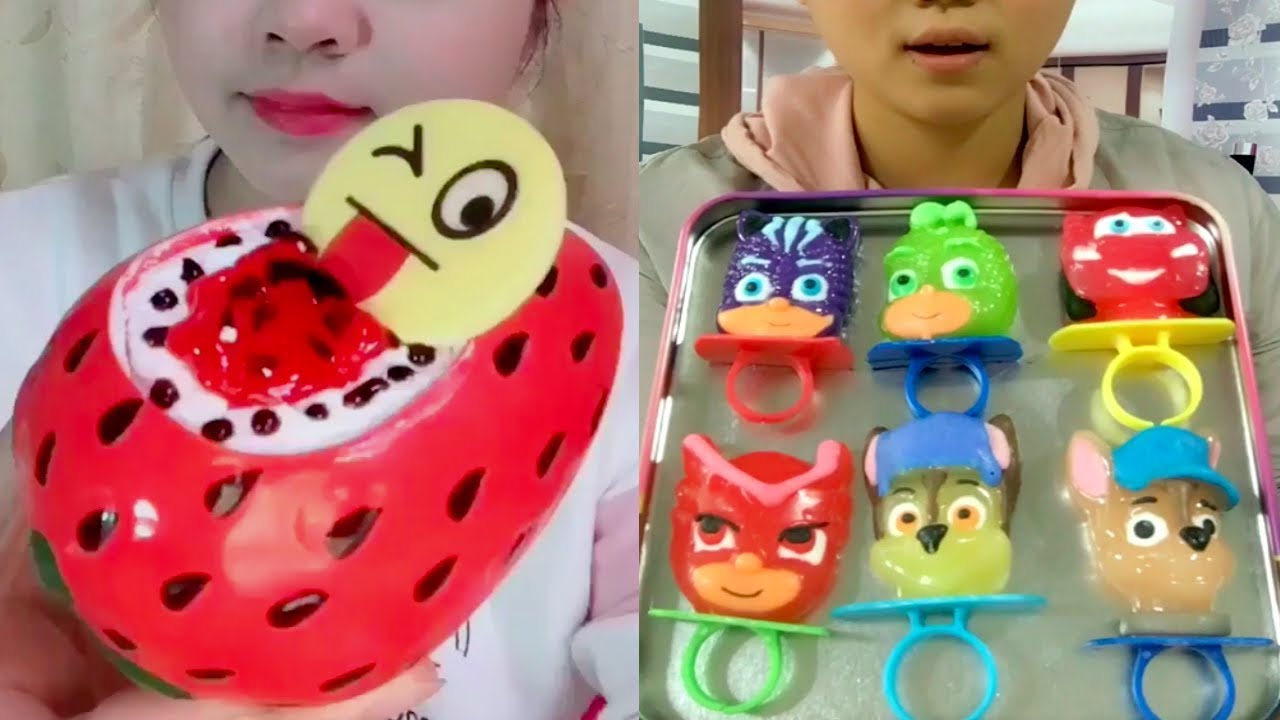 TRULY BEST Satisfying Crunchy Frozen Chocolate Eating #9 Chewy Creamy Candy PJ Masks Paw Patrol