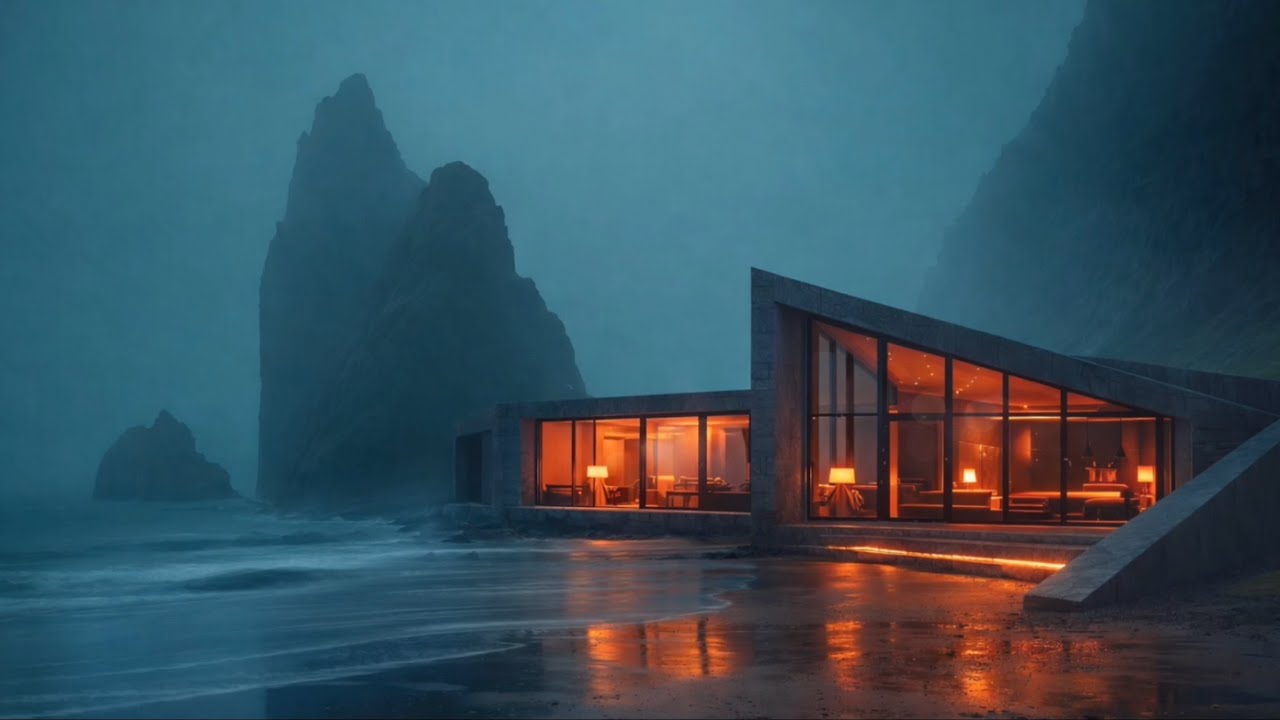 Floating into the Cosmos – Ambient Meditation with Waves sleep 宇宙と繋がる瞑想Lo-Fi & Sci-Fi、波音と共に深いリラックスへ