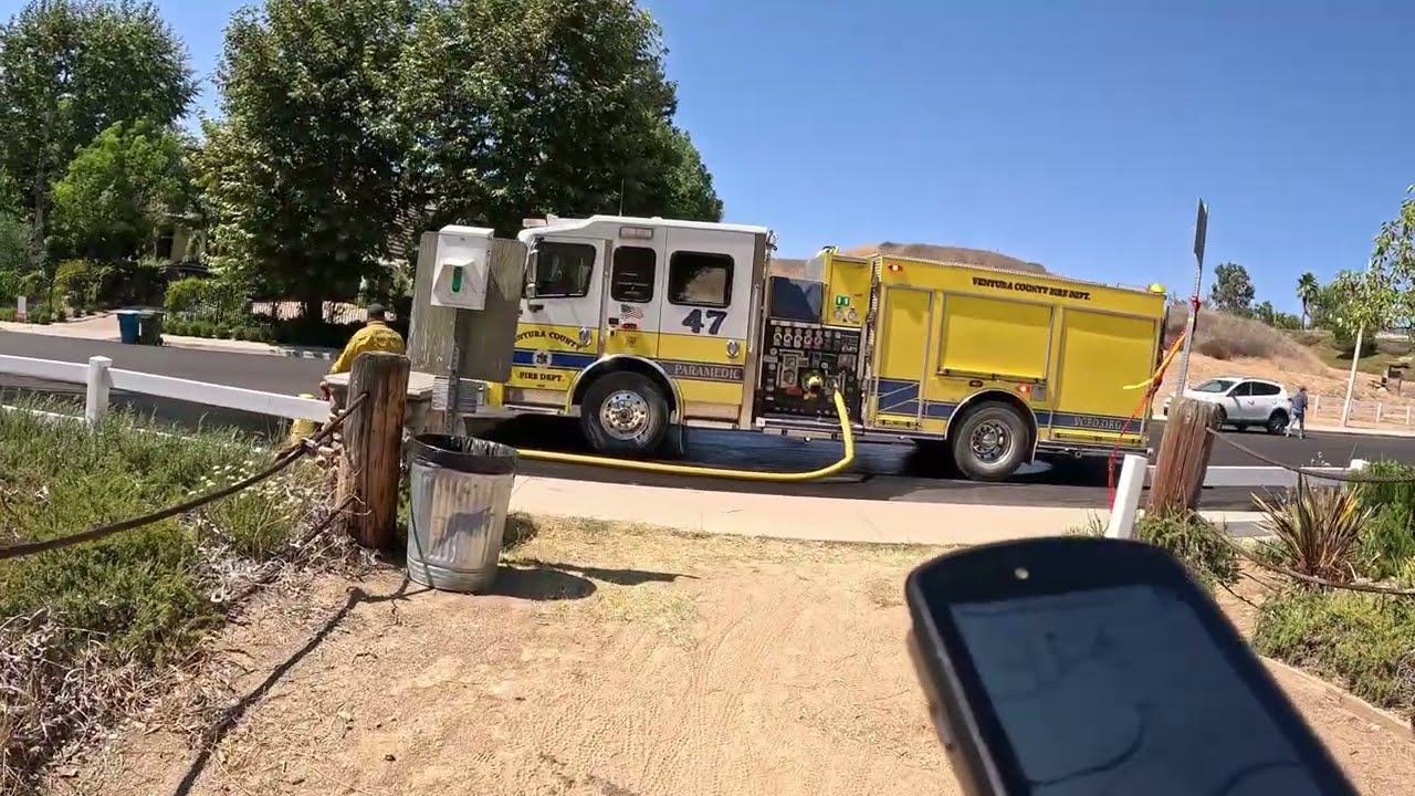 Mountain biking Tapo trail, and incidental fire that had broken out.