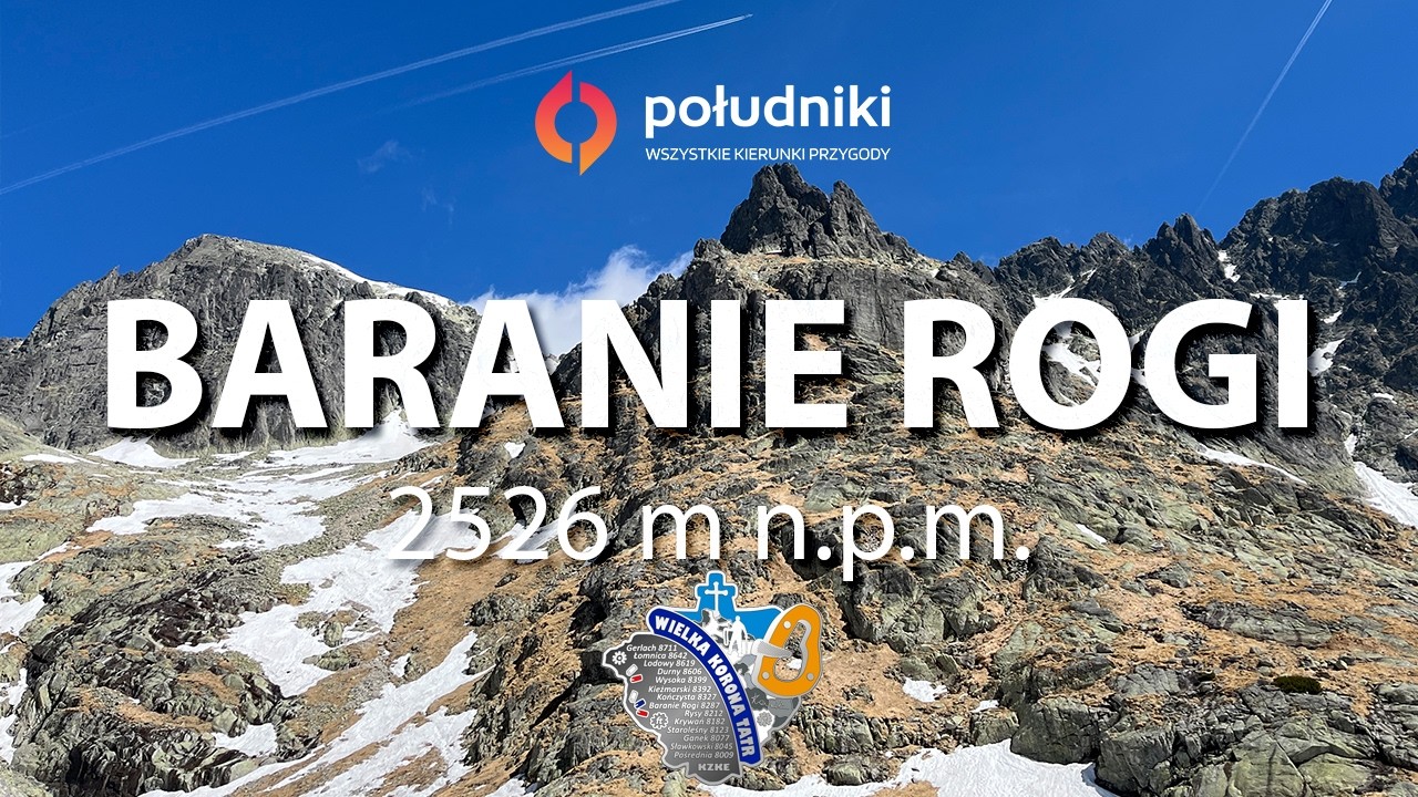 Baranie Rogi (2526 m) poza szlakiem | Tatry Wysokie | Wielka Korona Tatr [4K]