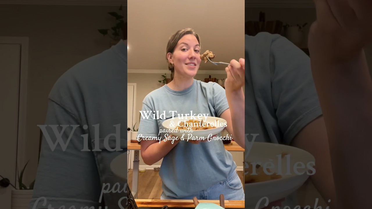Wild Turkey + Creamy Sage and Parm Gnocchi 