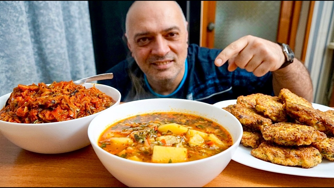 Недорогое меню из Грузии — Три блюда из одной Курицы!