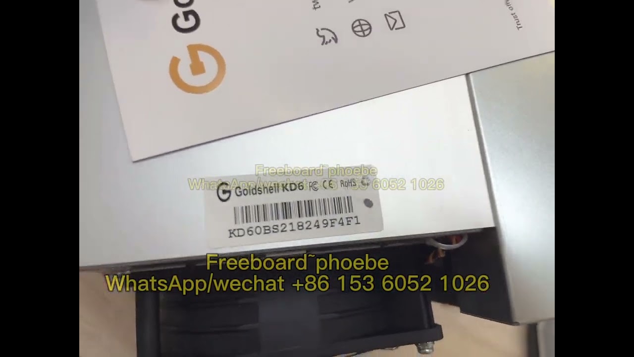 Goldshell KD6 is testing!(金贝KD6）