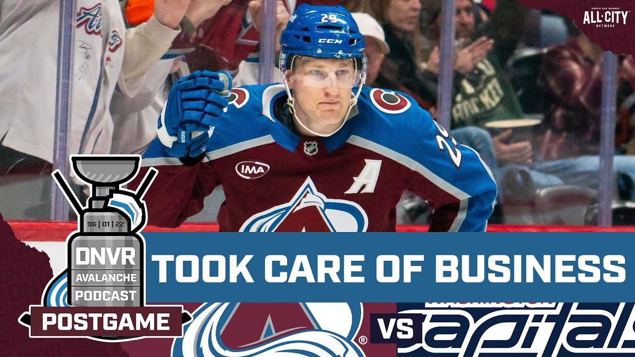 Nathan MacKinnon and the Colorado Avalanche master the Washington Capitals | DNVR Avalanche Postgame