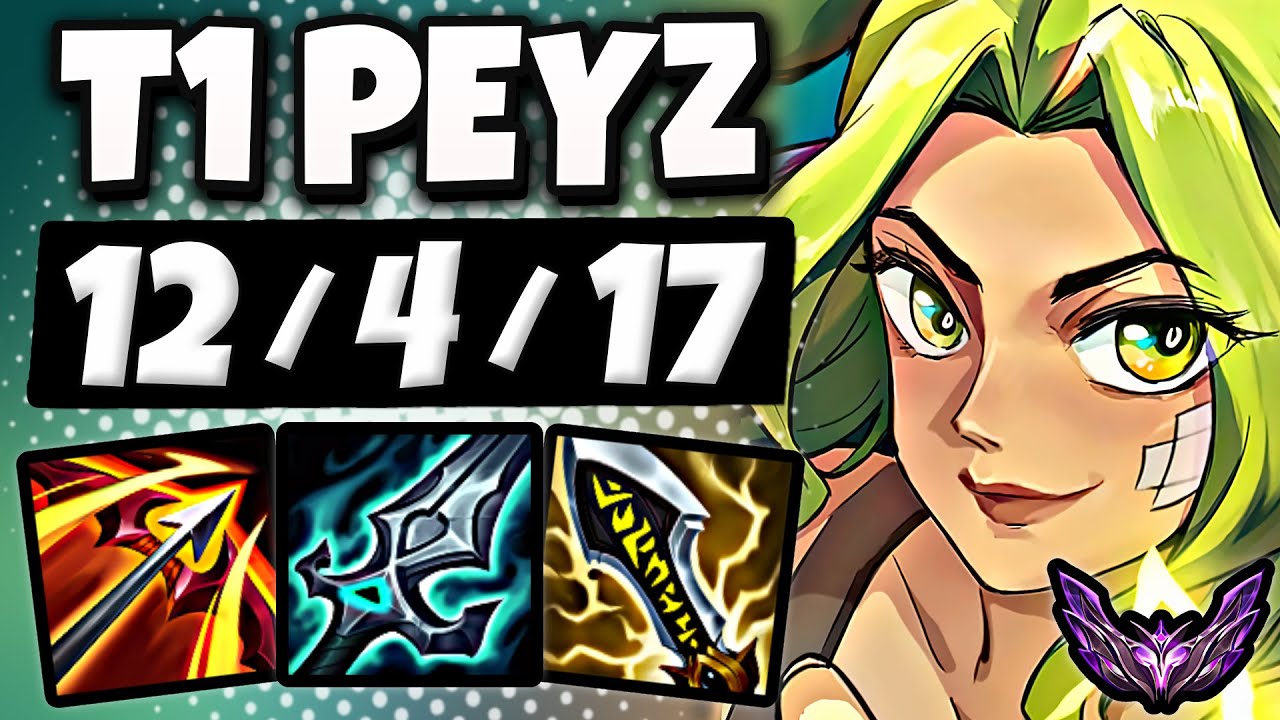 T1 Peyz Zeri vs Mel [ ADC ] Korea Master Patch 25.24