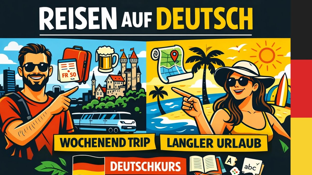 Deutsch Hören Podcast: Kurze Reisen oder lange Reisen? Deutsch lernen mit Reisethemen