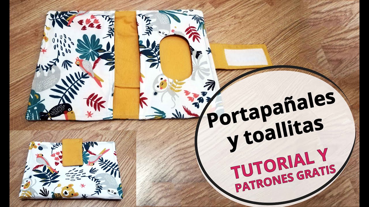 Porta pañales y toallitas - tutorial paso a paso muy facil - patrones para descargar