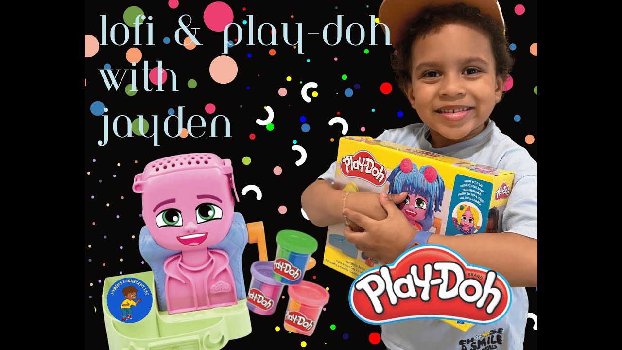 Play-Doh Hair Stylin' Salon - Pretend Play Unboxing
