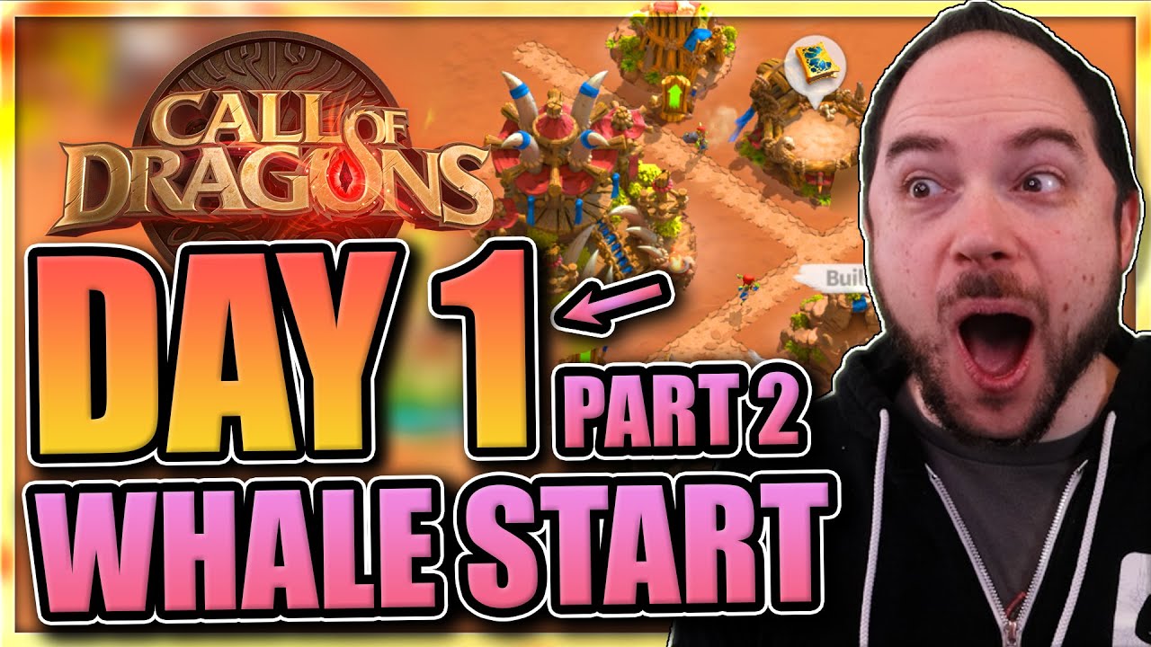 Global Launch Day part 2 [starting my $5k whale account] Call of Dragons