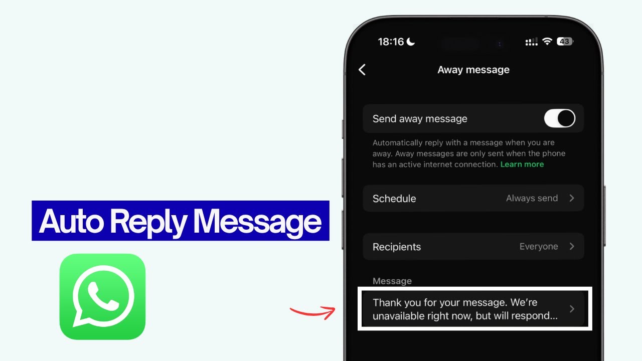How to Create Auto Reply in WhatsApp Business
