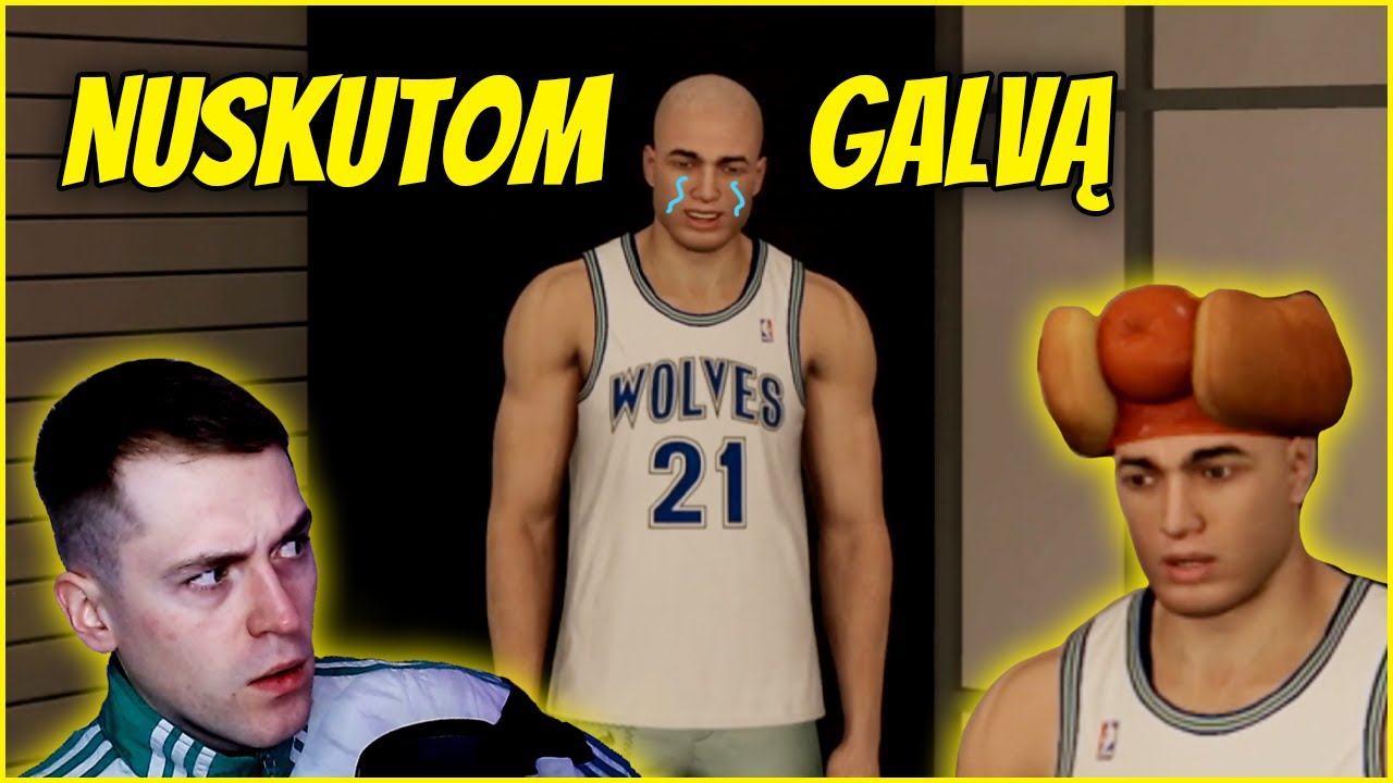 Mamuto NBA 2K23 Karjera #2 | Nuskutom Galvą Plikai !