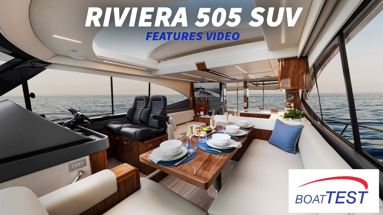 Riviera 505 SUV (2020) — Видео о характеристиках от BoatTEST