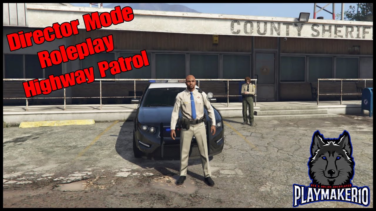 GTA 5 Director Mode Roleplay - Episode 1 - Highway Patrol Shuts Down Vehicle Pursuits