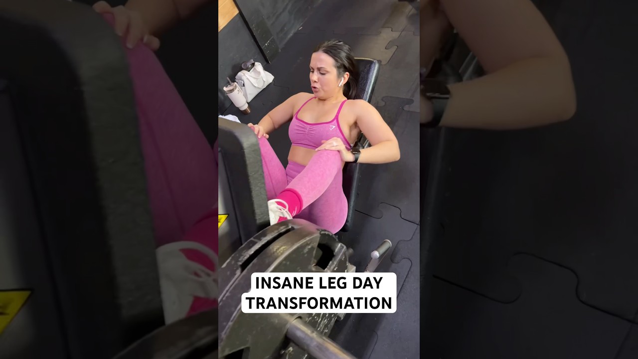 INSANE LEG DAY TRANSFORMATION