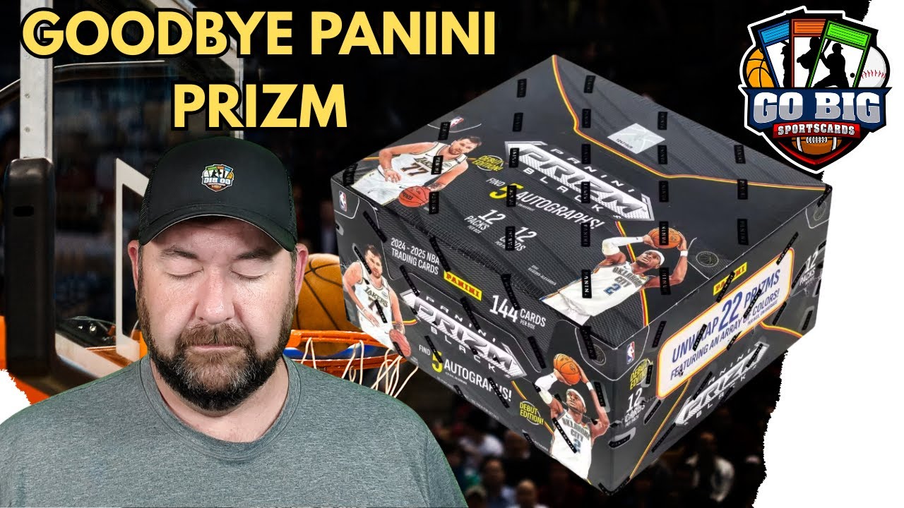 ПОСЛЕДНИЙ ТАНЕЦ с Panini NBA! 🏀 Открываем Prizm Black Hobby Box сезона 2024-25 💎